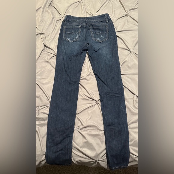 Dark Washed Wax Jeans - Picture 2 of 3